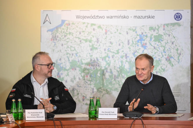 Atak zimy w Elblągu