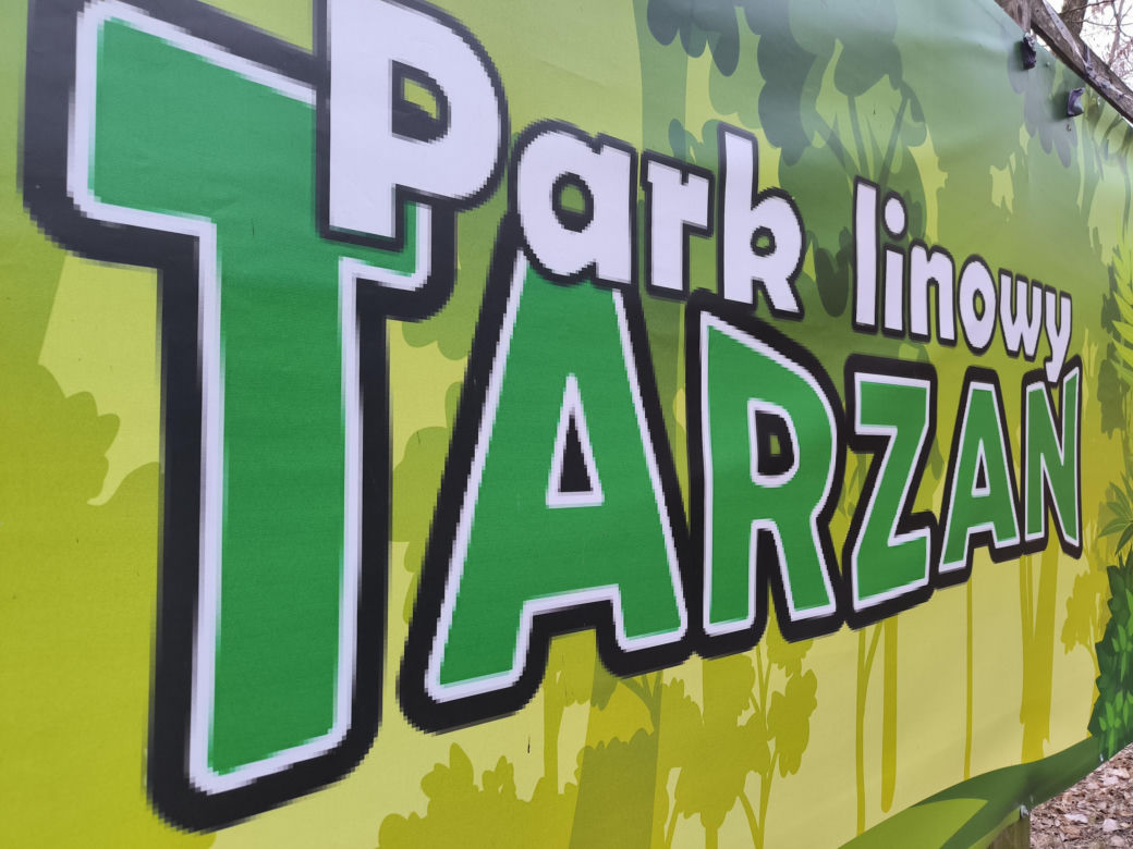 Park Linowy Tarzan w Lesznie