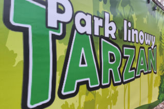 Park Linowy Tarzan w Lesznie