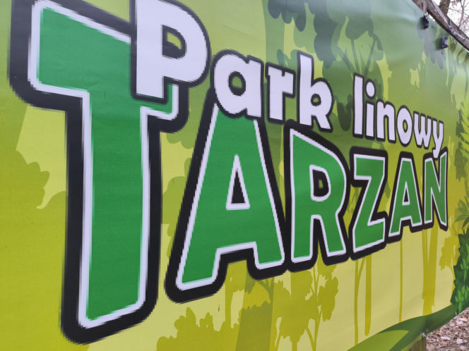 Park Linowy Tarzan w Lesznie