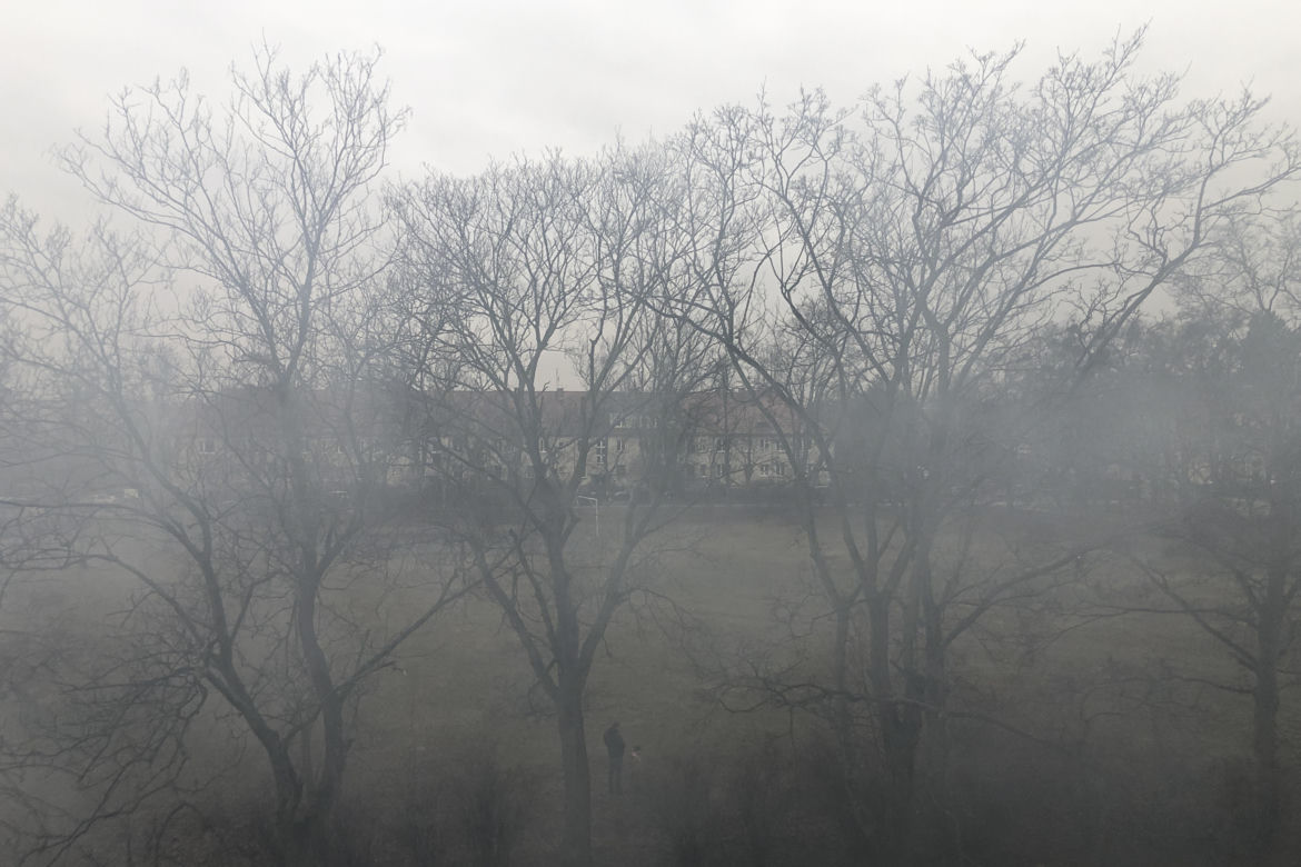 Pożar na wrocławskim Sępolnie we Wrocławiu 