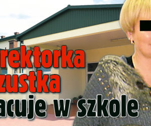 Dyrektorka oszustka  pracuje w szkole