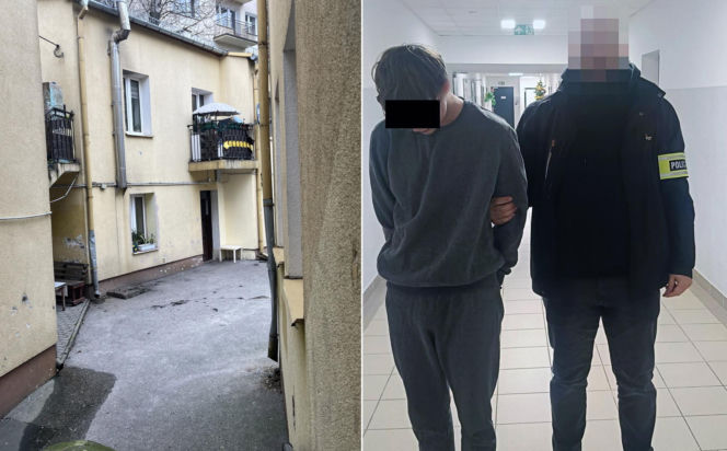 19-letni Damian rzucił się z nożem na kolegę. Piotr ledwo przeżył