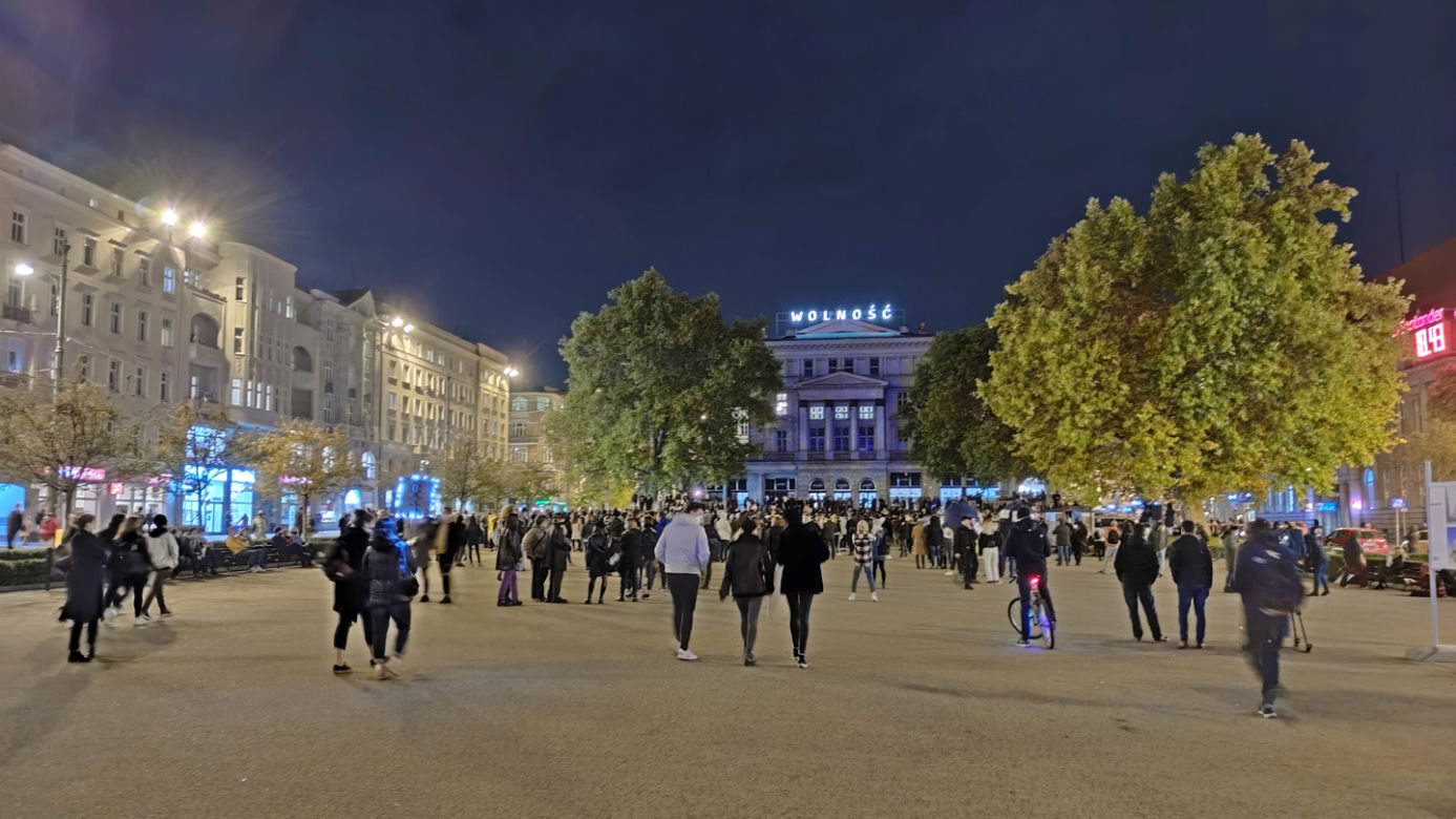 Strajk Kobiet na placu Wolności