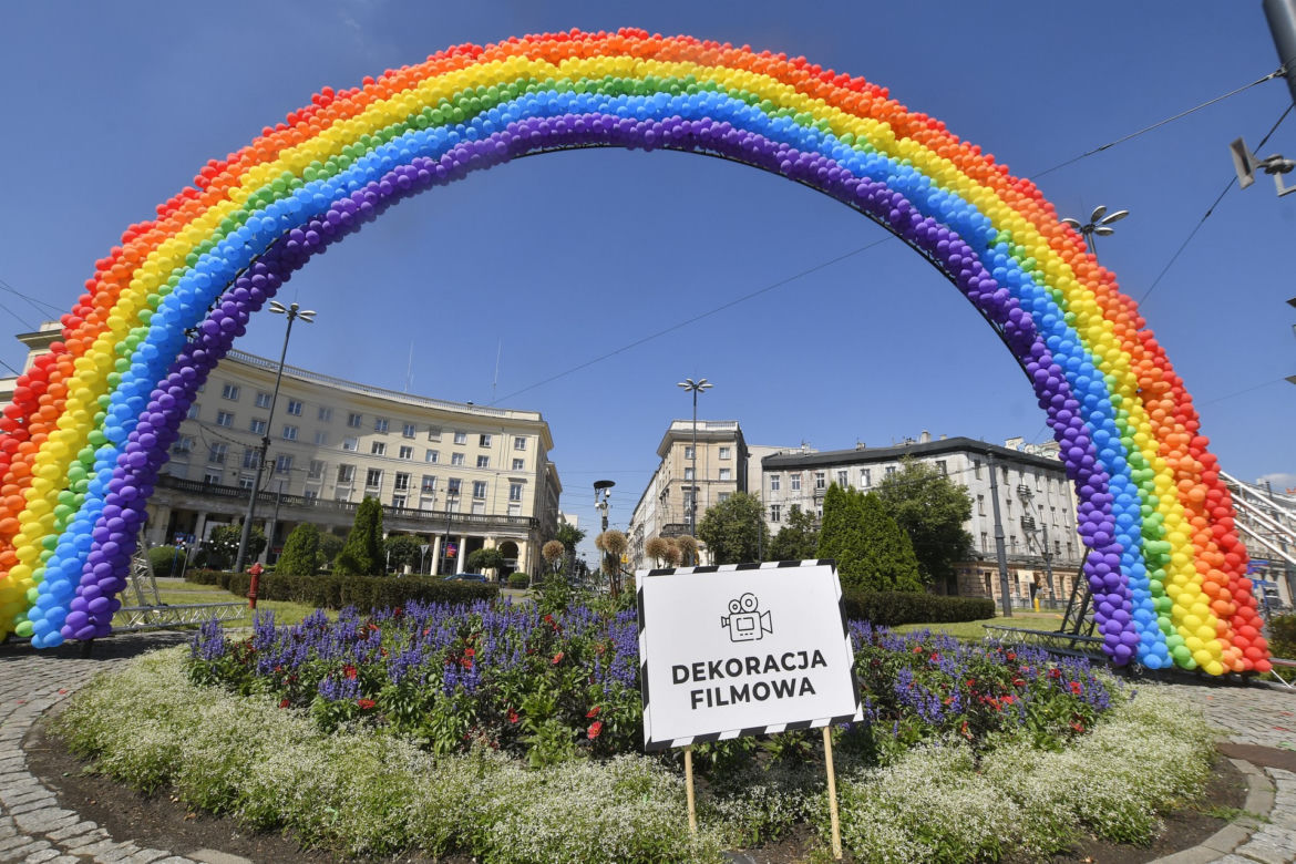 Tęcza wraca na Plac Zbawiciela w Warszawie