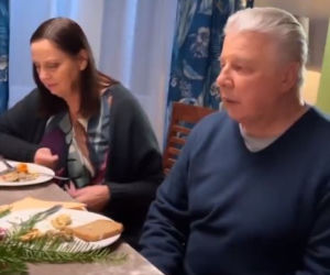 M jak miłość na planie. Krystyna (Hanna Mikuć), Marszałek (Emilian Kamiński)
