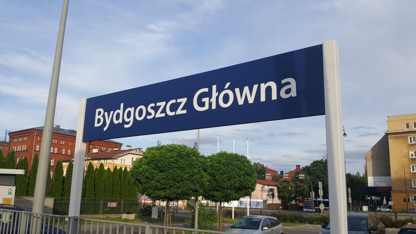 Dworzec Bydgoszcz Główna w czasie epidemii koronawirusa