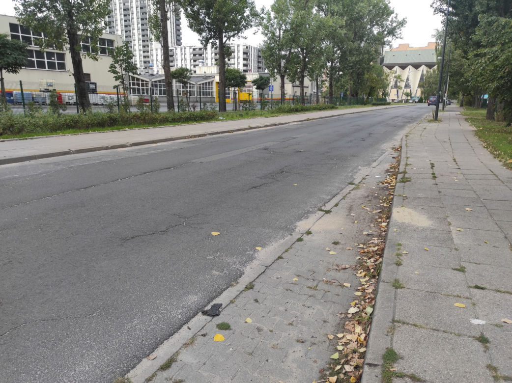 Tak wygląda ulica Jubilerska na Pradze-Południe. Zdaniem urzędników została naprawiona