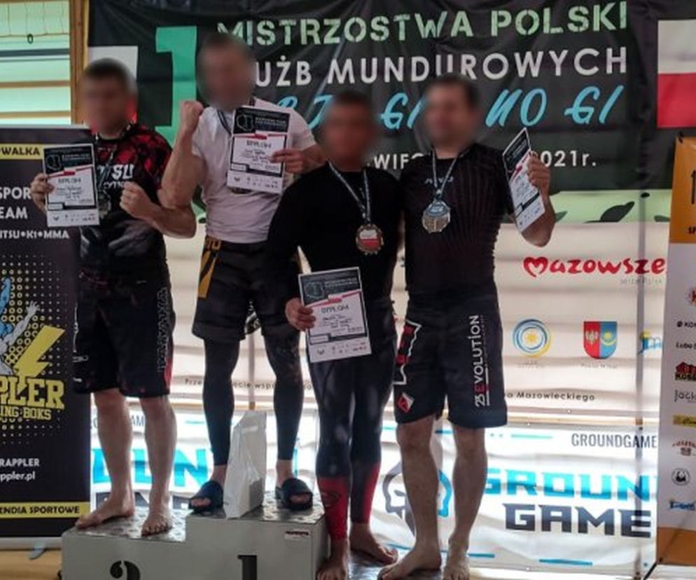 Policjant z Białegostoku został Mistrzem Polski w brazylijskim Jiu-Jitsu