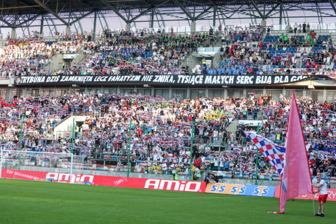 Górnik Zabrze - Ferencvaros: Zdjęcia kibiców z meczu 3. rundy eliminacji Ligi Europy
