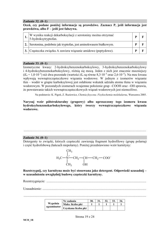 Matura 2020 ARKUSZE CKE: Chemia