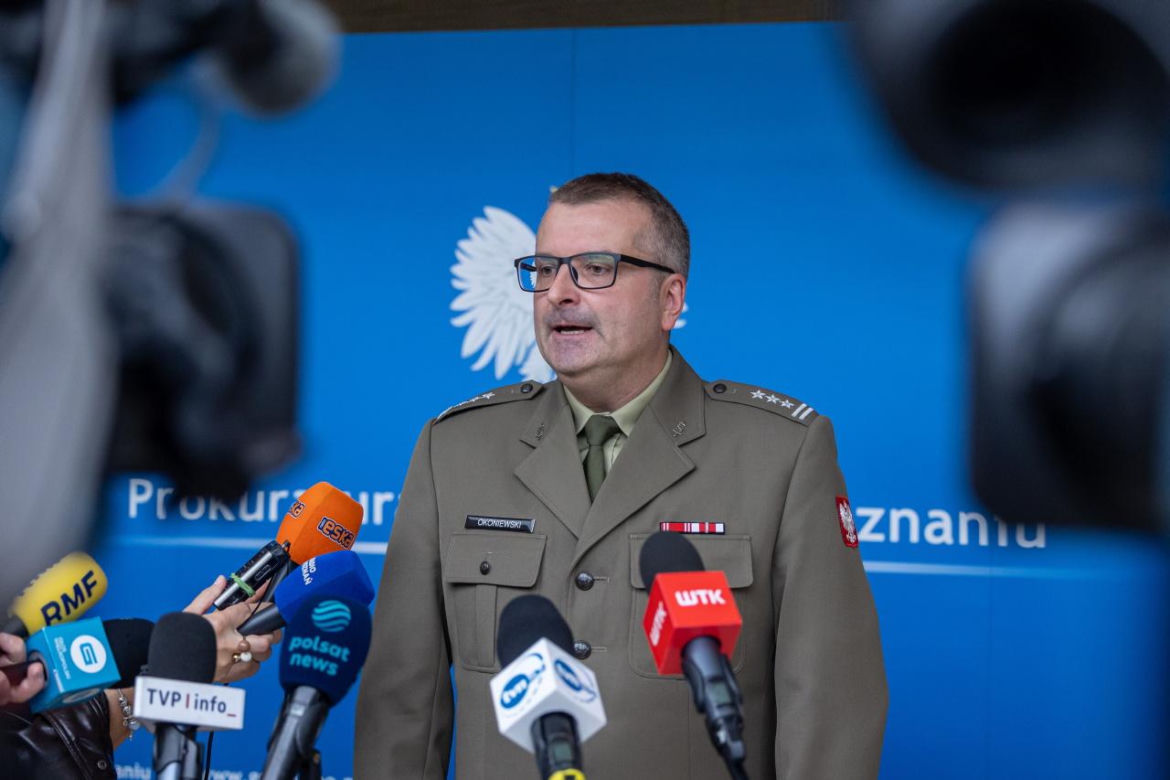 Briefing prasowy prok. Bartosza Okoniewskiego w sprawie drona z Rusinowa