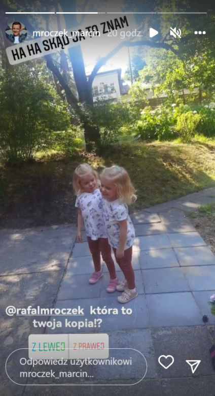 M jak miłość. Emilka (Julia Kempka) i Zuzia (Marcelina Kempka) 