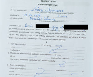 Łukasz Szumowski ujawnia majątek
