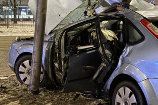 Wypadek w Wilanowie. Zginął kierowca