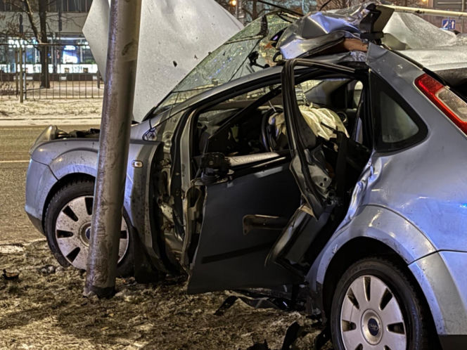 Wypadek w Wilanowie. Zginął kierowca