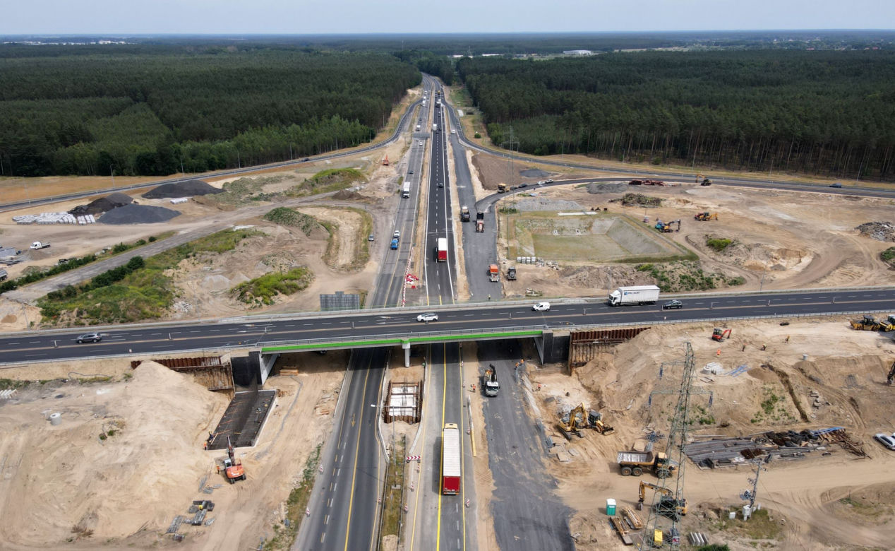Przebudowa węzła Kijewo - czerwiec 2021