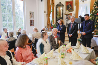 Wzruszająca wigilia w Skolimowie. Niespodziewani goście!