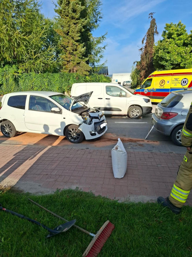 Wypadek w Warszówku