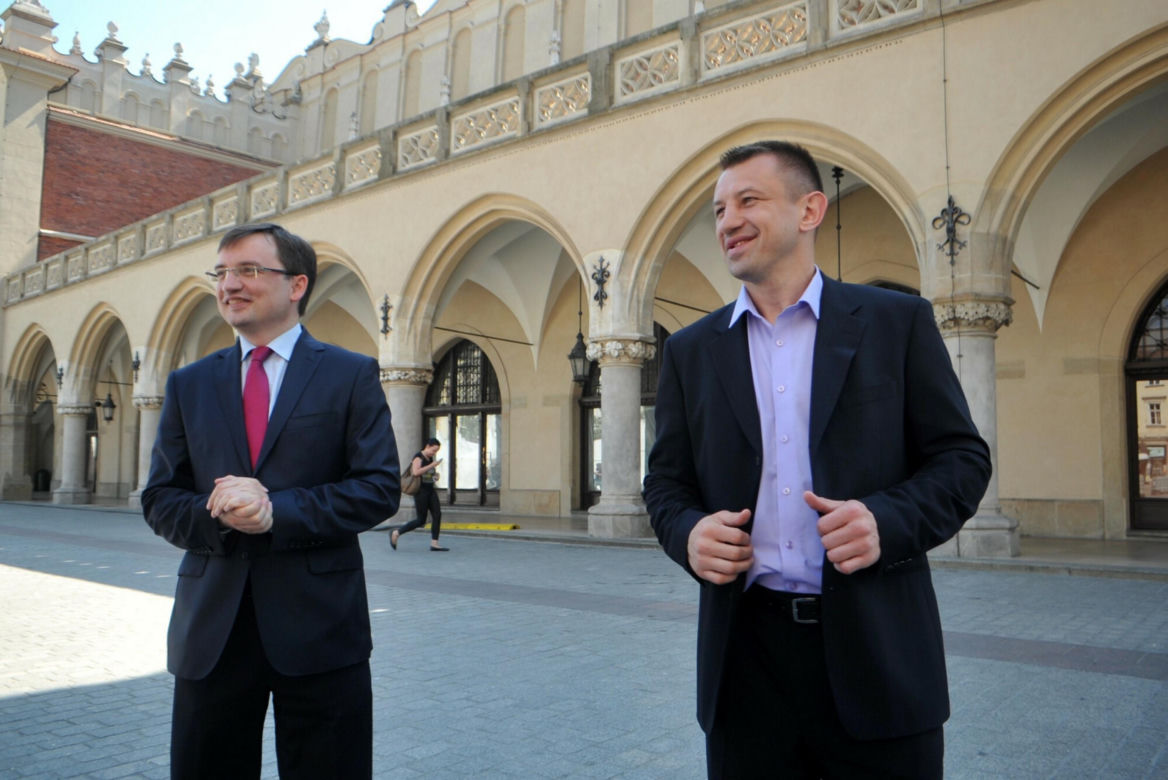 Zbigniew Ziobro i Tomasz Adamek