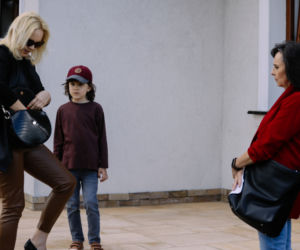 Na Wspólnej, odcinek 3335: Ilona (Anna Samusionek), Iza (Anna Korcz), Wiktorek (Kajetan Borowski)