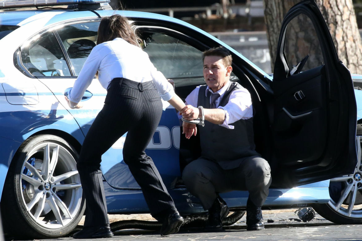 Tom Cruise na planie Mission Impossible 7