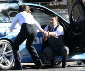 Tom Cruise na planie Mission Impossible 7