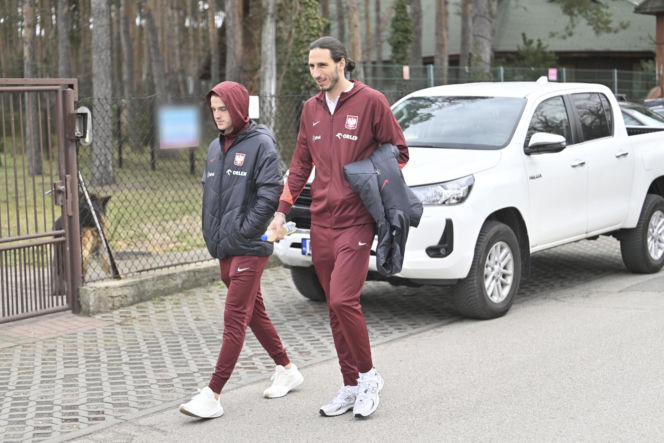 Polska - Albania. Reprezentacja Polski na spacerze