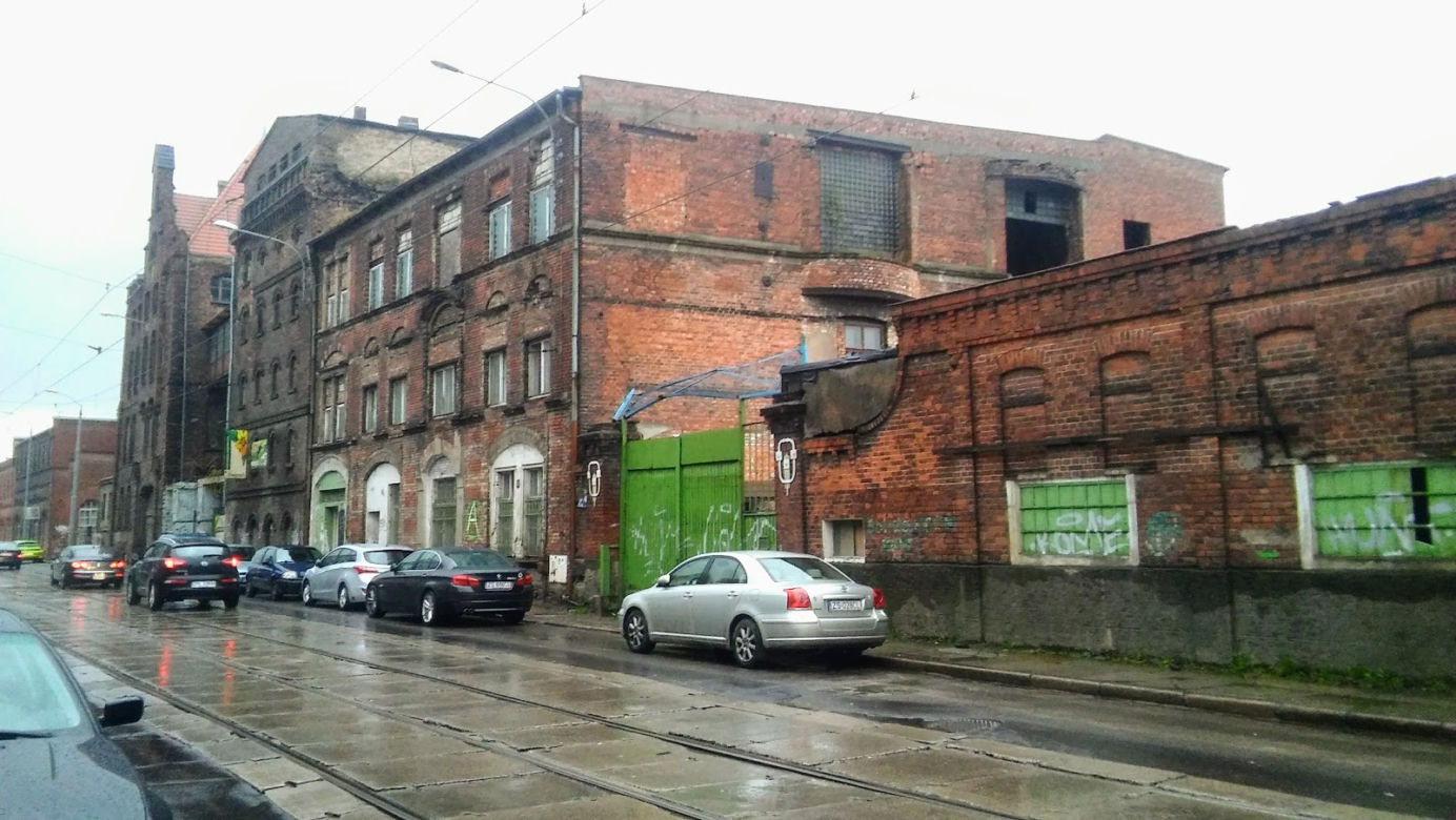 Zabudowania "szczecińskiej Wenecji"