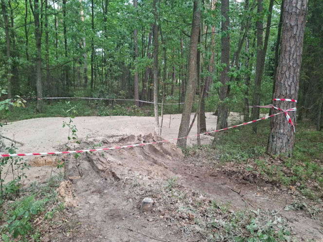 Tajemnicza maź zalała las pod Starachowicami. Policja i leśnicy badają sprawę