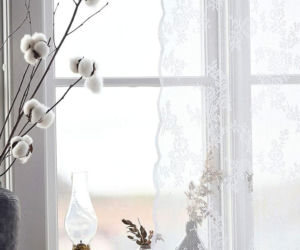 Krótkie firanki do salonu