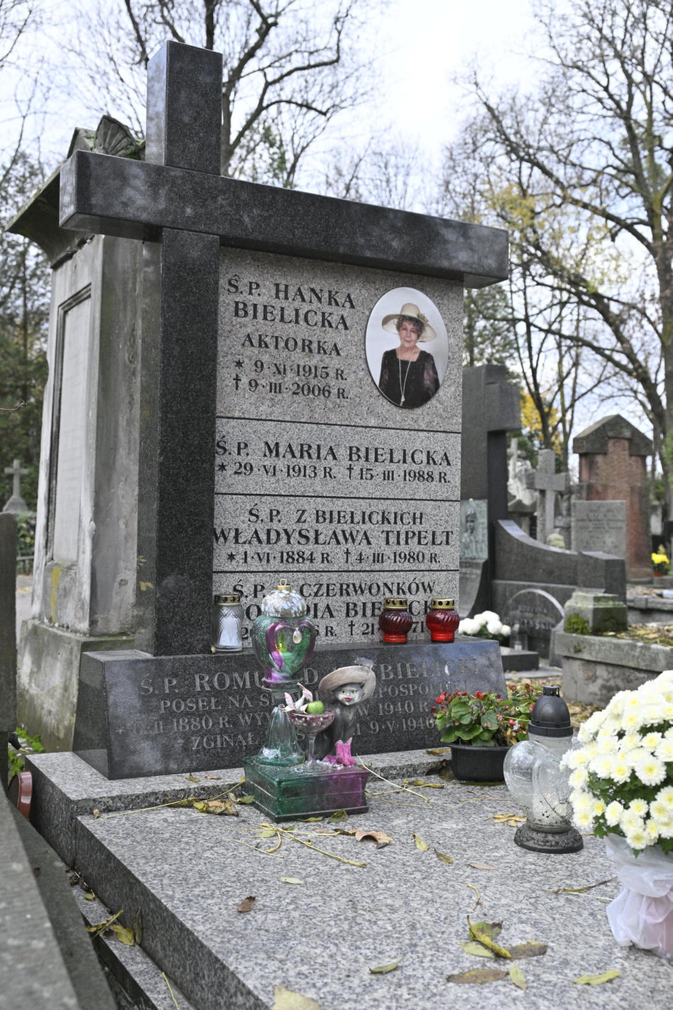 Hanka Bielicka -tak dziś wygląda jej grób