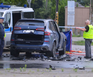 Śmiertelny wypadek z udziałem motocyklisty w Radości