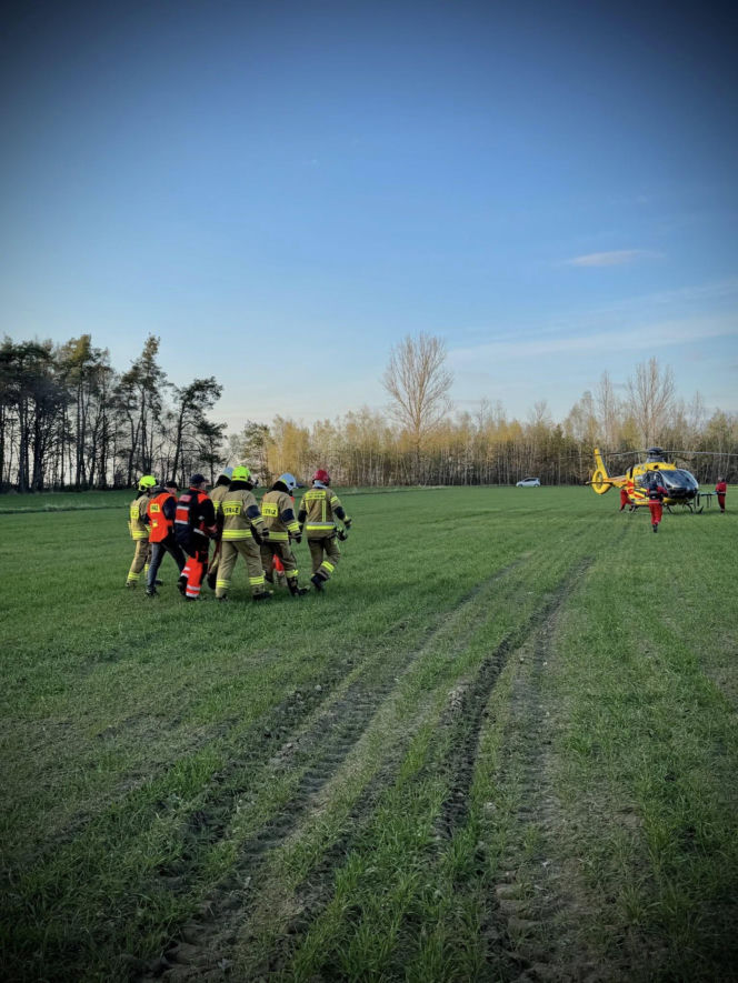 Wypadek w gminie Serokomla