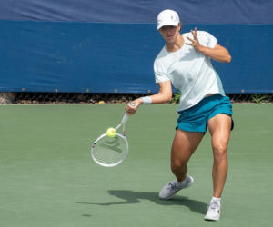 Trening Igi Świątek na US Open