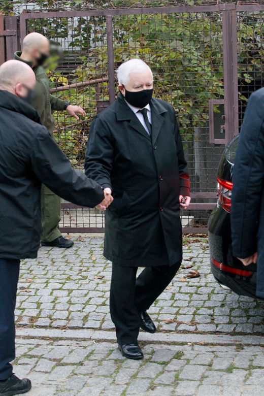 TAK Kaczyński ryzykował zarażenie koronawirusem