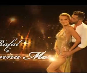 Joanna Moro z serialu ''Anna German'' i Rafał Maserak