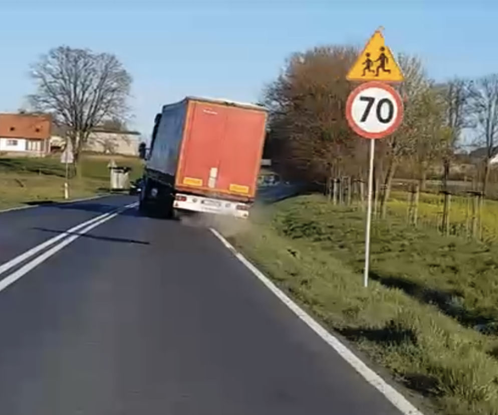 Pijany kierowca ciężarówki