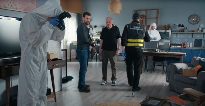 Barwy szczęścia odc. 3271. Krzysztof Jaworski (Jacek Kałucki), Marcin Kodur (Oskar Stoczyński)