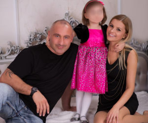 Marcin Najman z rodziną