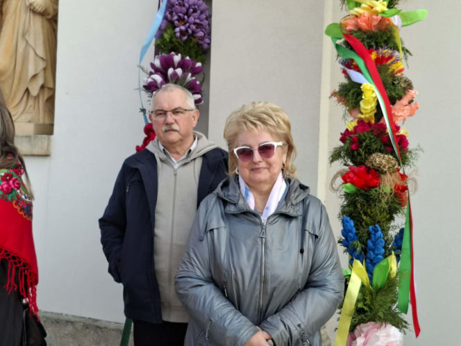 Niedziela Palmowa 2026 w gminie Brody. Barwna procesja i rekordowe palmy w Krynkach