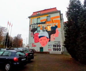 Mural na rocznicę Szczecińskiego Grudnia 1970