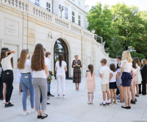 Agata Duda spotkała się z dziećmi