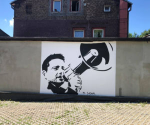 W Katowicach powstał wyjątkowy mural z Rafałem Trzaskowskim. Stworzył go znany artysta [ZDJĘCIA]