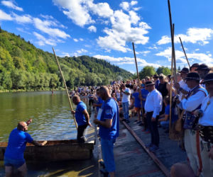 Wielkie święto flisaków pod Trzema Koronami. Dunajec stał się areną zmagań! [ZDJĘCIA, WIDEO]