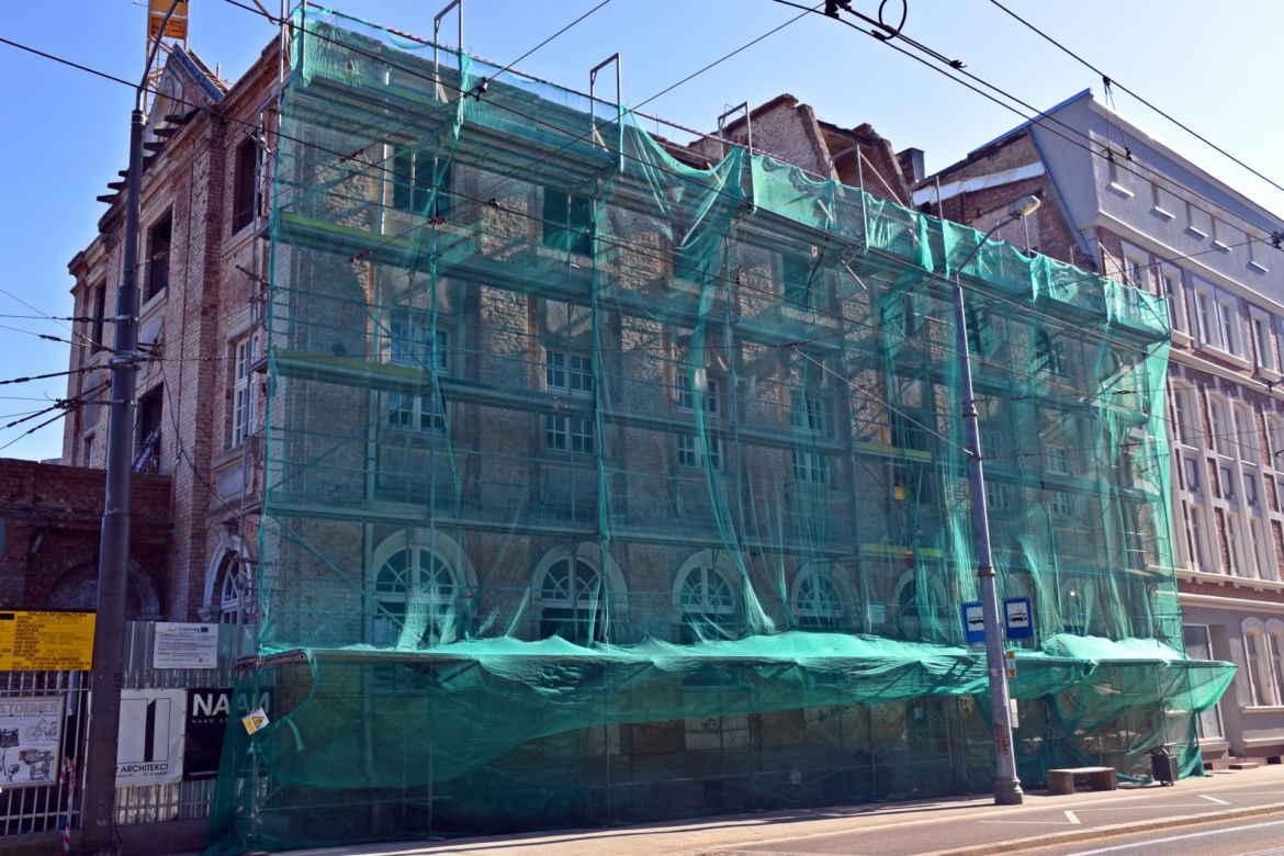 Rozbudowa Muzeum Techniki i Komunikacji w Szczecinie - marzec 2021