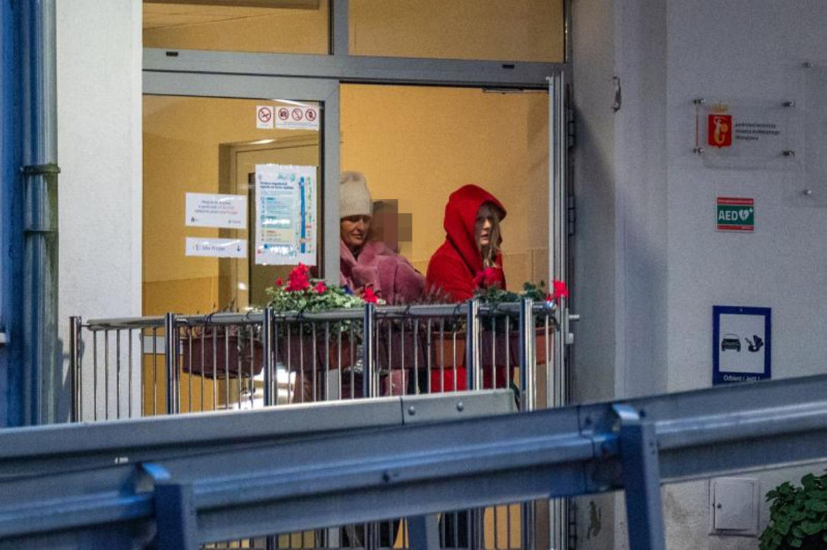 Grażyna Szapołowska w  szpitalu