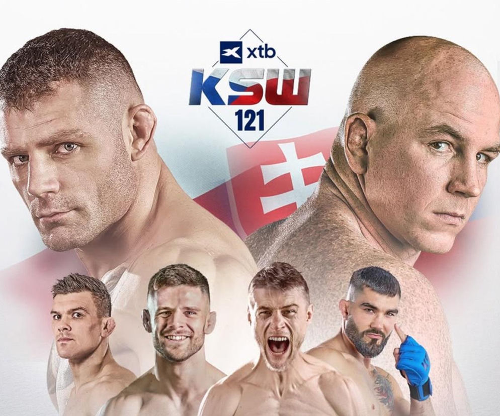 Zawodnicy MMA: Marcin Wójcik i Stefan Vojcak na plakacie XTB KSW 121. O zmianach w karcie walk czytaj na SE Supersport.