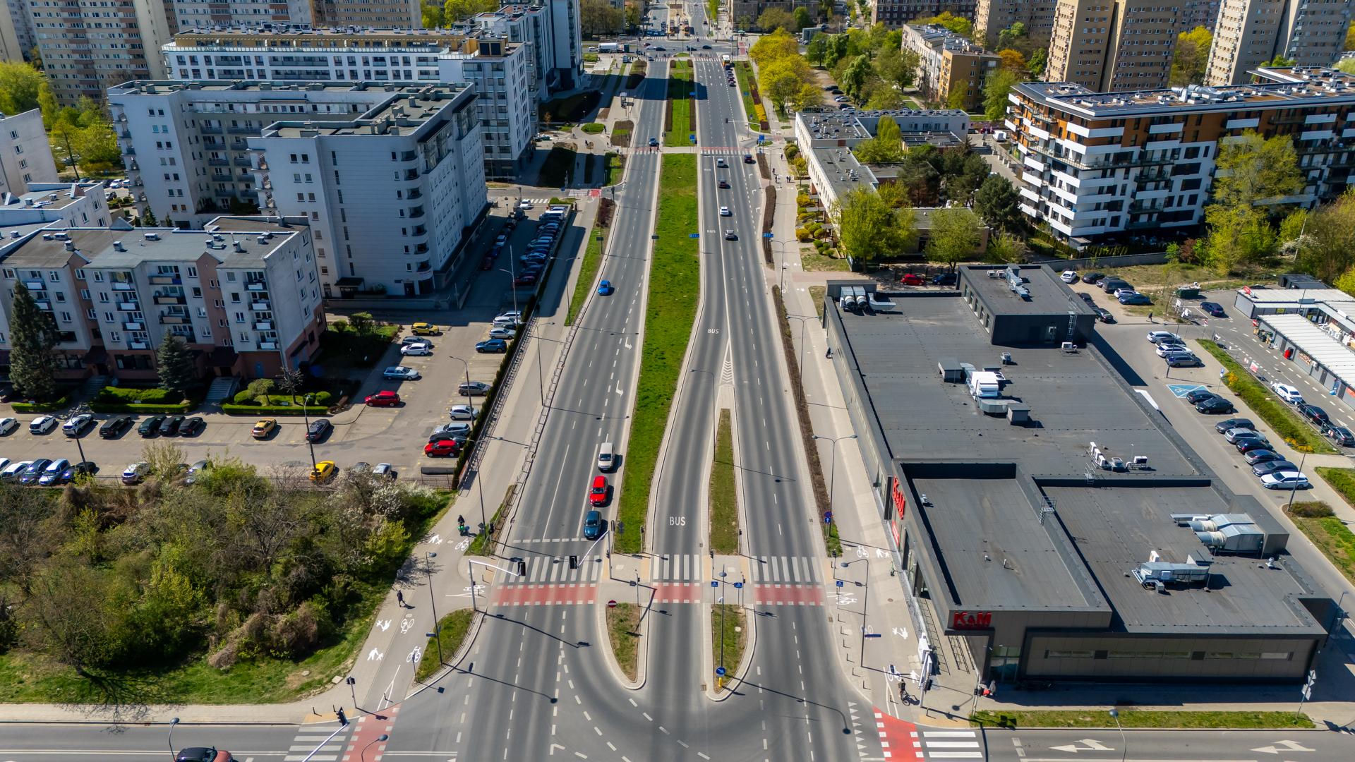 Rezerwa pod przedłużenie tramwaju na Gagarina w Warszawie