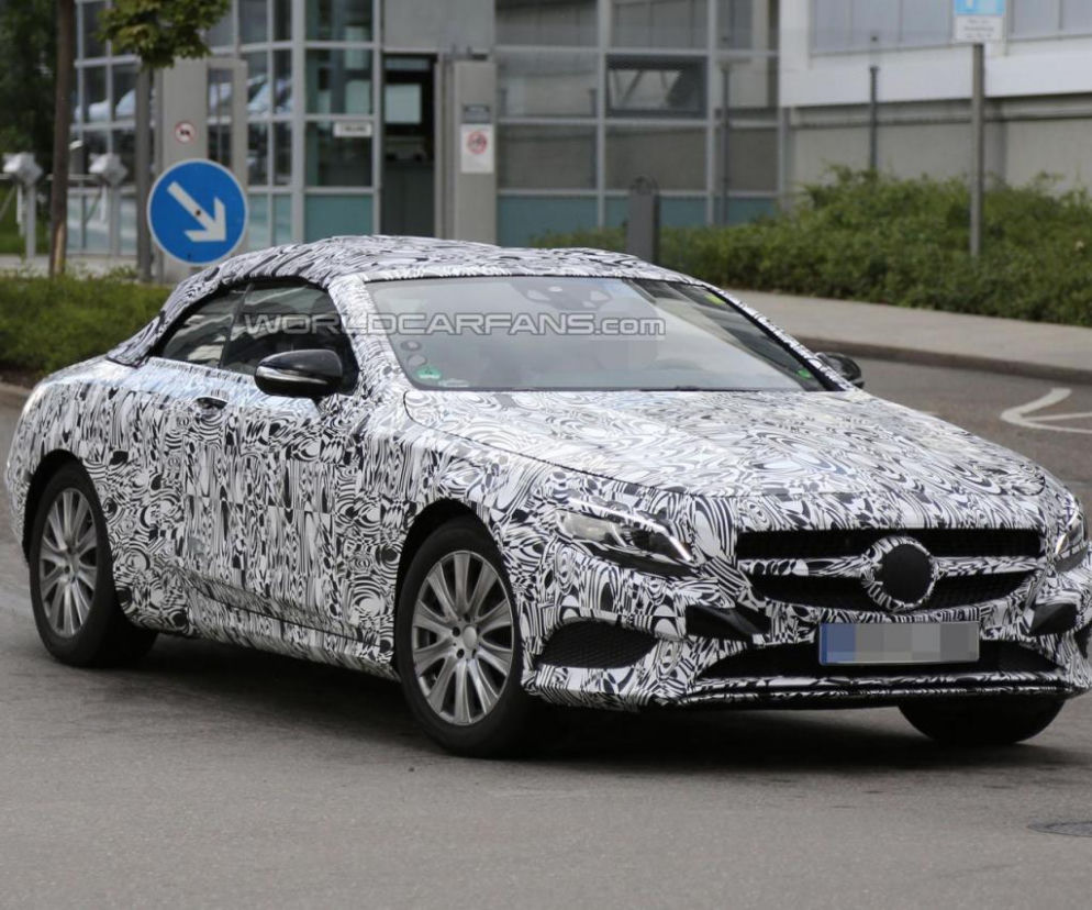 Mercedes Klasy S Cabrio - zdjęcia szpiegowskie